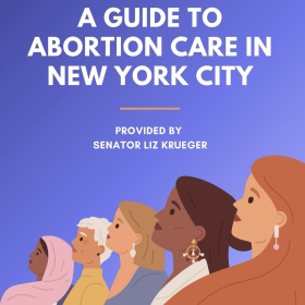 Cover of Senator Krueger's Abortion Resource Guide