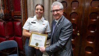 West Point Cadet Eve Crossett 